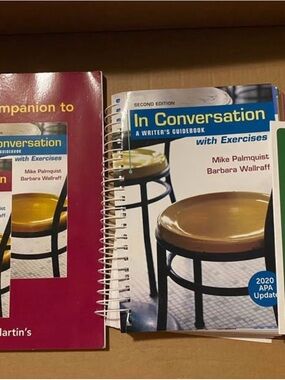 In Conversation: A Writer's Guidebook - Spiralbound Textbook in Blue and Tan